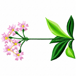 Flowers And Tree Embroidery Design 9 Flowers And Tree Embroidery Design 9